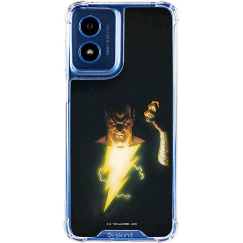 DC Comics Justice Society of America #23 Cover Painting Black Adam Original Art by Alex Ross Moto G 5G (2024) Clear Case